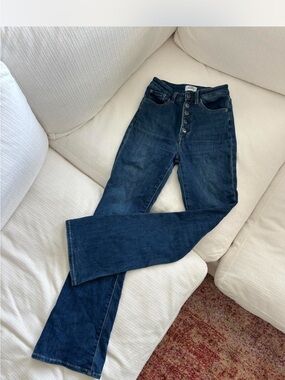 Pistola Dark Blue High-Rise Button-Fly Women’s Jeans